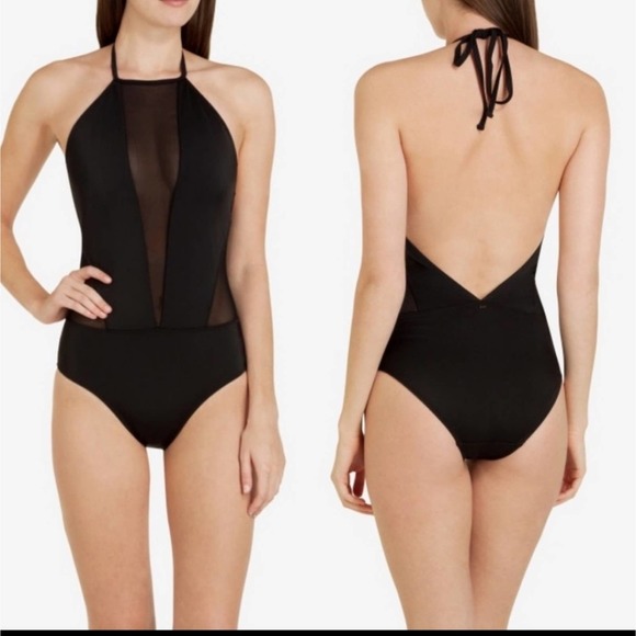Ted Baker NWT mesh panel one piece swimsuit - Picture 2 of 10
